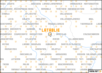 map of La Tablie