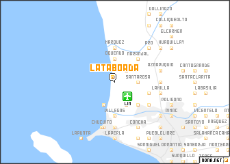 map of La Taboada