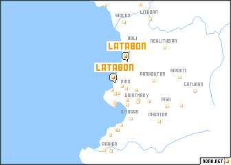 map of Latabon