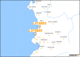 map of Latabon