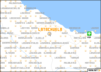 map of La Tachuela