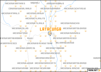 map of Latacunga