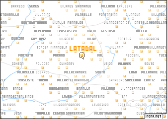 map of Latadal