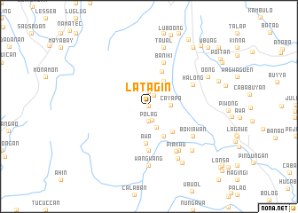 map of Latagin
