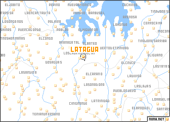 map of La Tagua