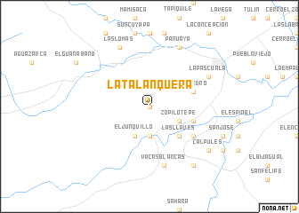 map of La Talanquera