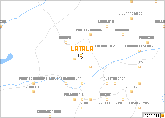 map of La Tala
