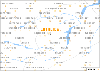 map of Latalice