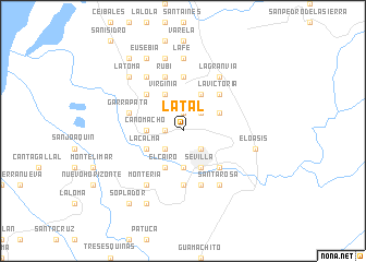 map of Latal