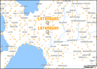 map of Latanauan