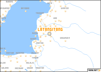 map of Latangitang