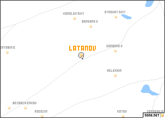 map of Latanov