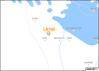 map of Latan