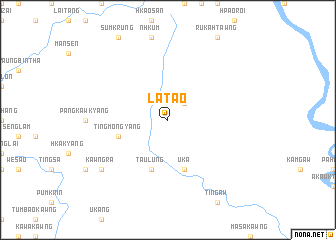 map of Latao