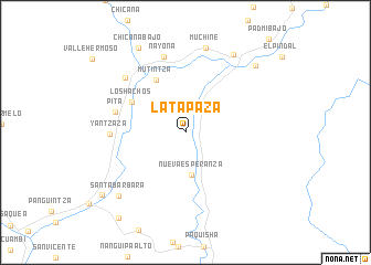 map of La Tapaza