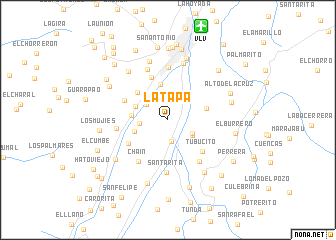 map of La Tapa