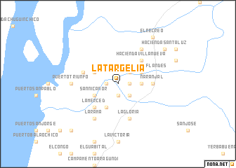 map of La Targelia