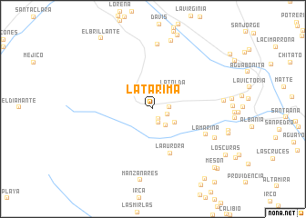 map of La Tarima