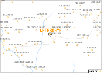 map of La Tarraya