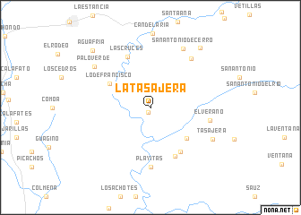 map of La Tasajera