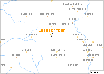 map of La Tascatosa