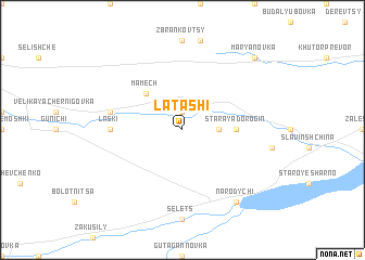 map of Latashi