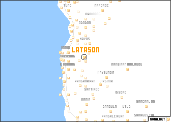 map of Latason