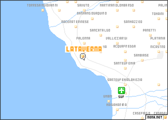 map of La Taverna