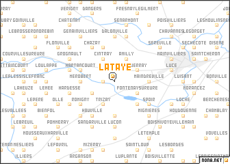 map of La Taye