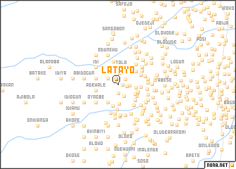 map of Latayo