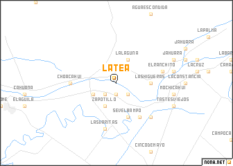 map of La Tea