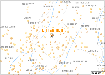 map of La Tebaida