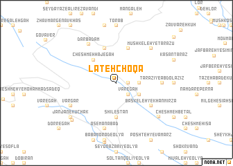 map of Lateh Choqā