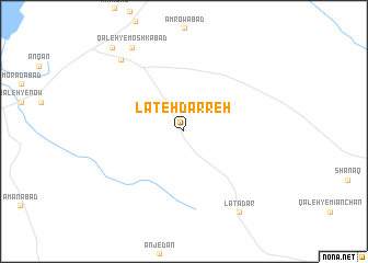 map of Lateh Darreh