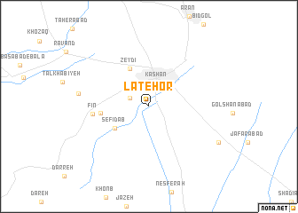 map of Lateḩor