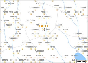 map of Latel