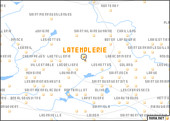 map of La Templerie