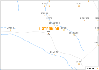 map of La Tendida