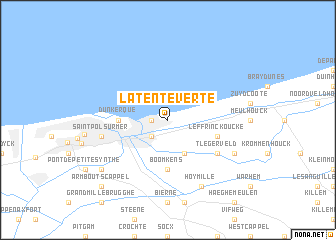 map of La Tente-Verte