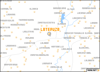 map of La Tepuza