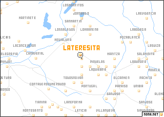 map of La Teresita