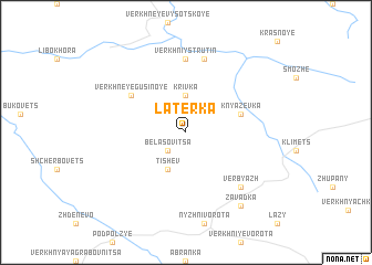 map of Laterka