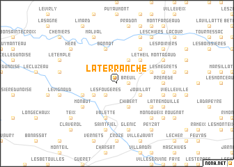 map of La Terranche