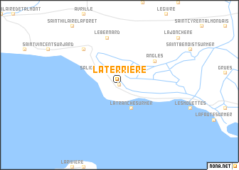 map of La Terrière