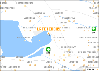 map of La Tête Noiré