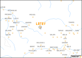 map of Latey