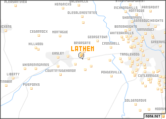 map of Lathem