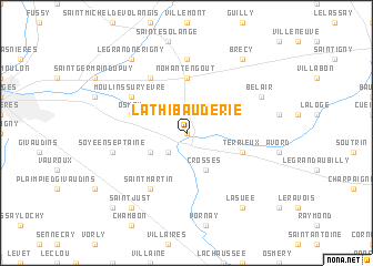 map of La Thibauderie