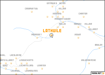 map of La Thuile