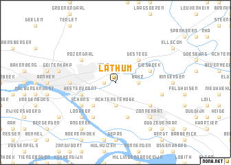 map of Lathum